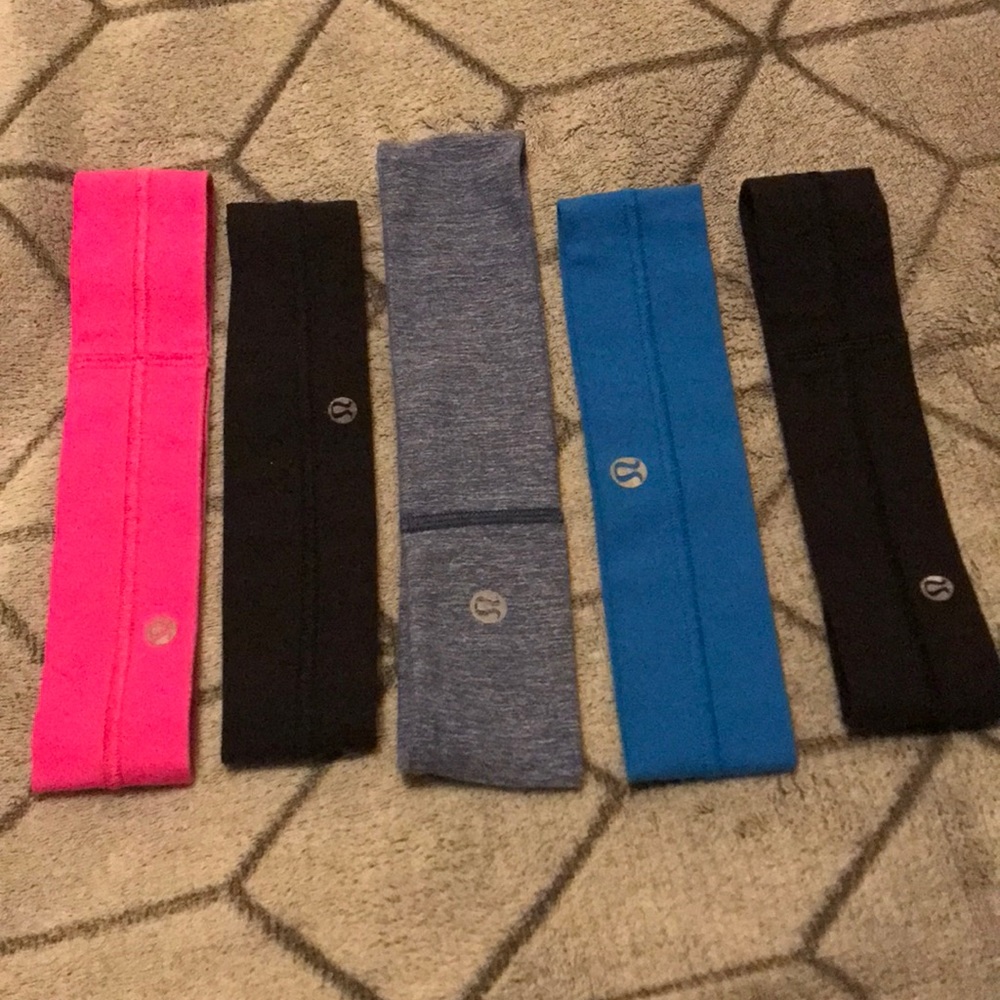 5 Lululemon Headbands Bundle